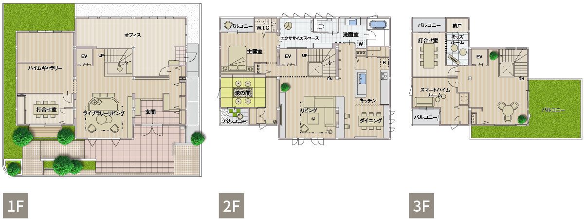 神宮東展示場間取り図