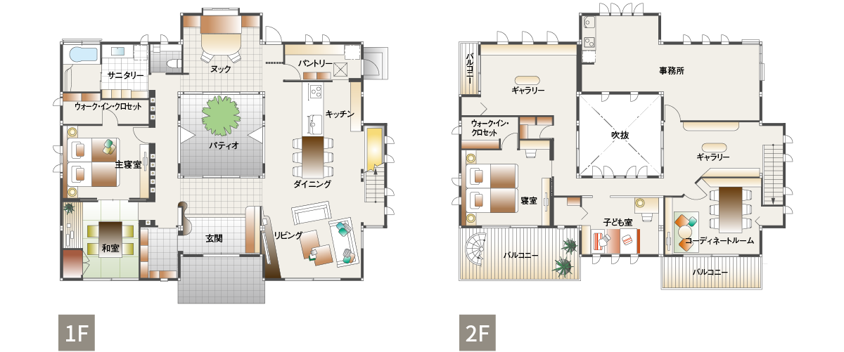 蟹江展示場間取り図