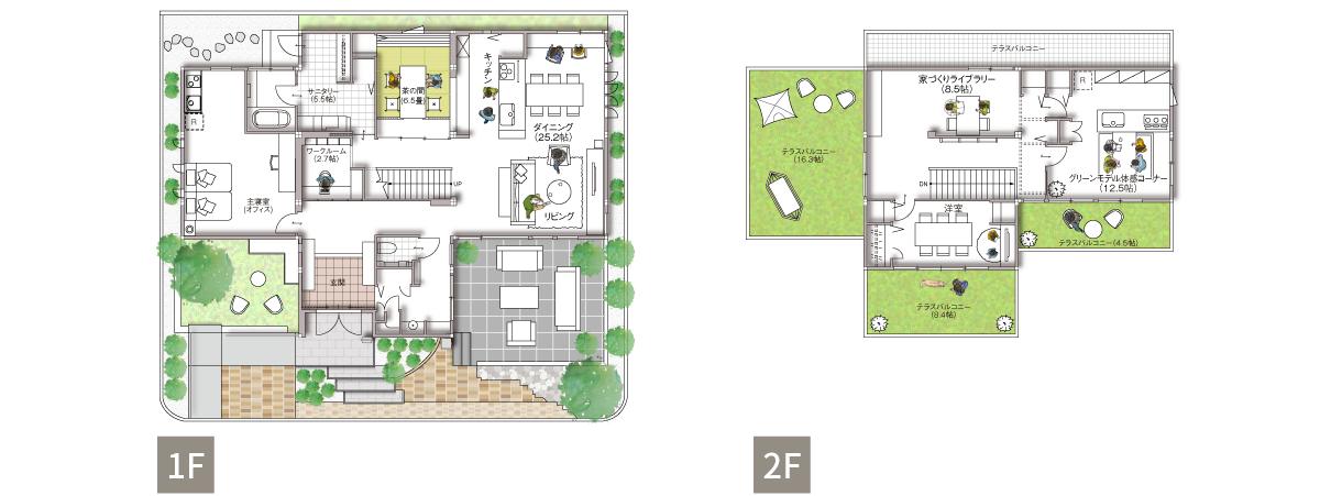 鳴海展示場間取り図