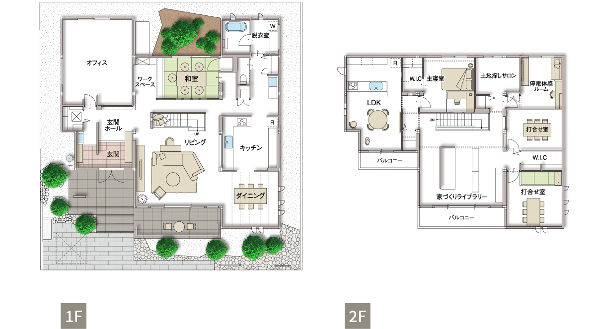 豊橋南展示場パルフェ間取り図