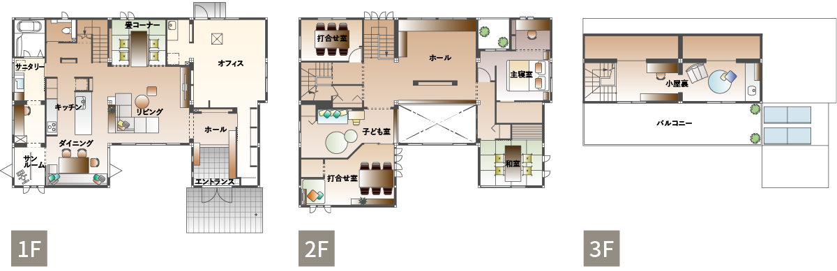 伊勢明和展示場間取り図