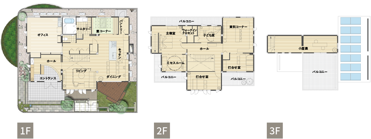 四日市南展示場間取り図