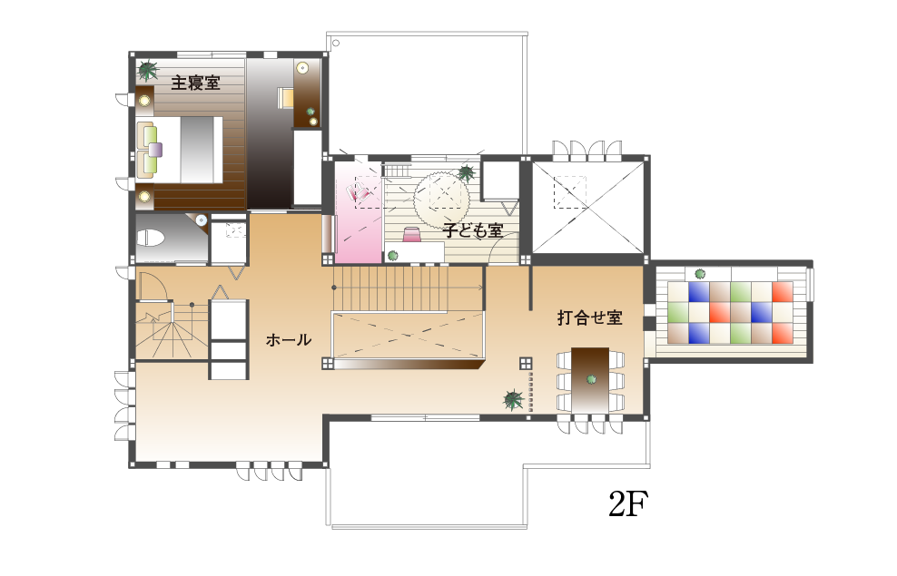 可児展示場／間取り図2F