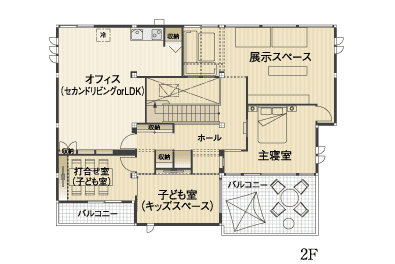 土岐展示場／間取り図2F