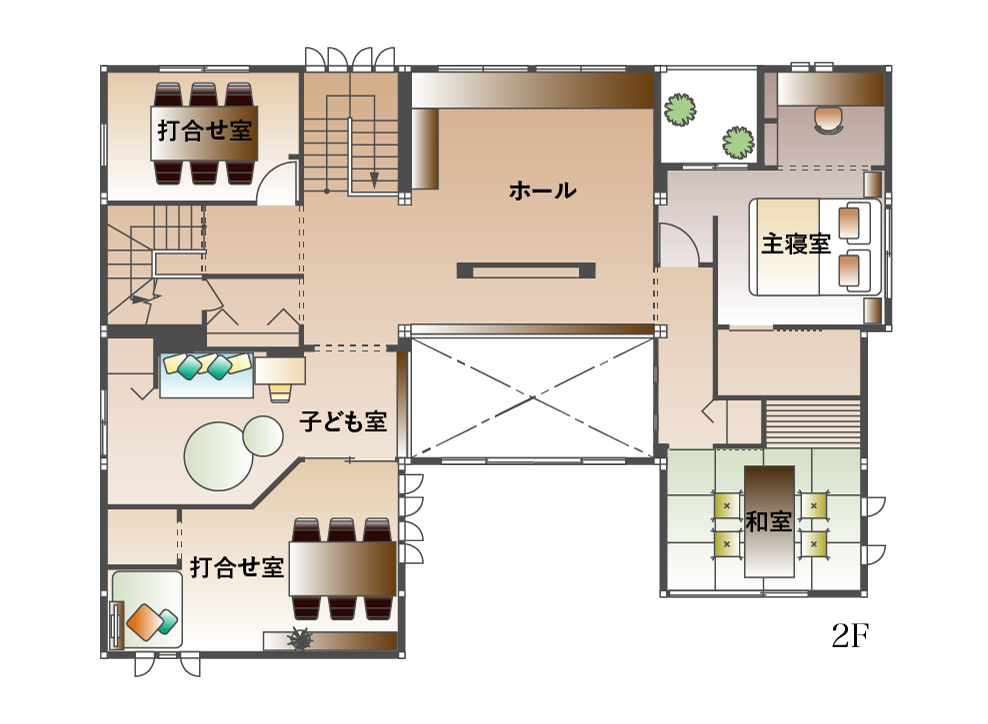 伊勢明和展示場／間取り図2F