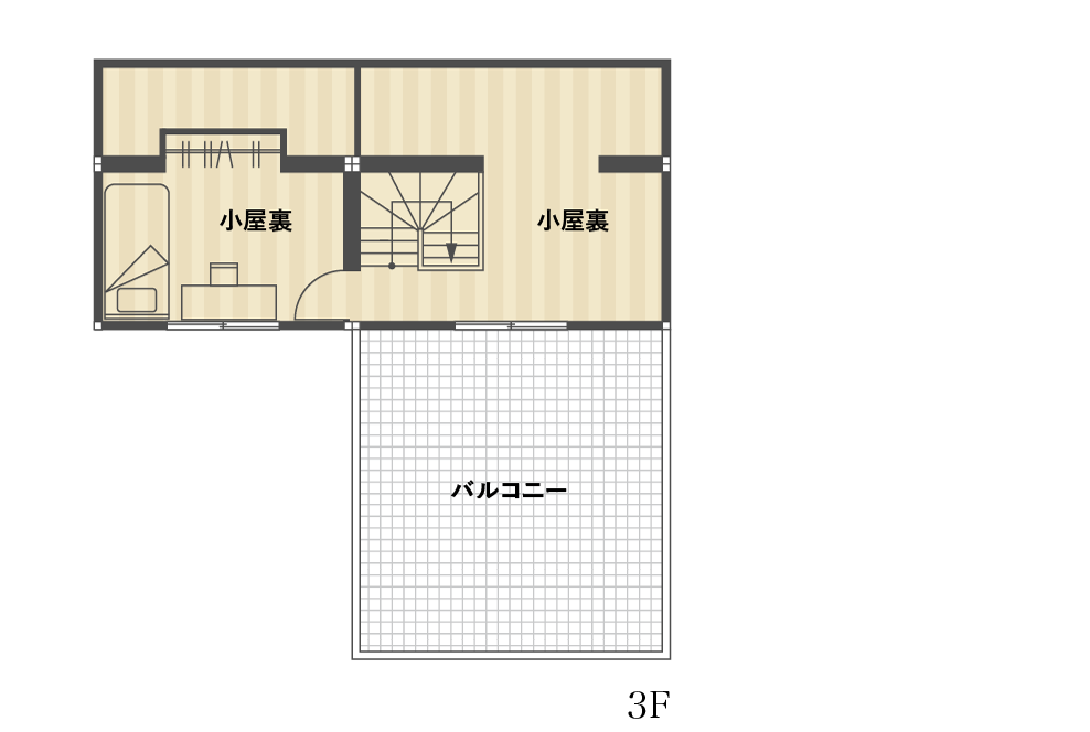 名張展示場／間取り図3F