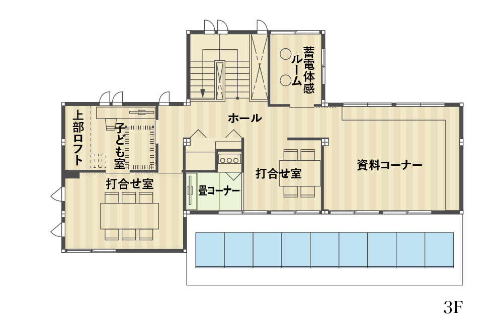 鈴鹿展示場／間取り図3F