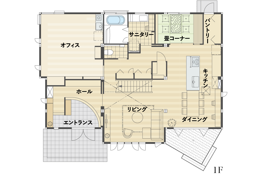 四日市展示場／間取り図1F