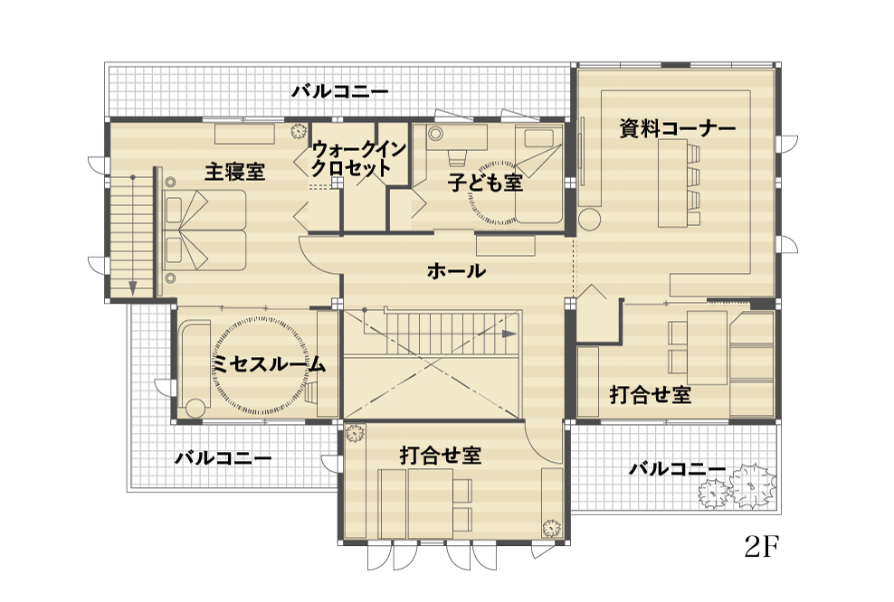 四日市展示場／間取り図2F