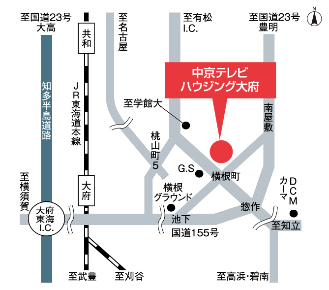 大府パルフェ展示場地図